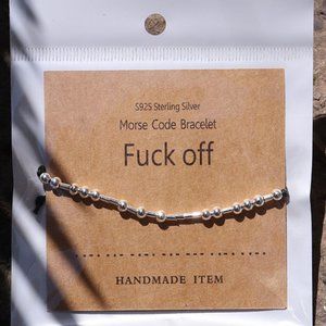 New Morse Code bracelet